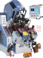 VISUAL LOCUS FIVE-AXIS SERVO CONTROLLED TOE LASTING MACHINE